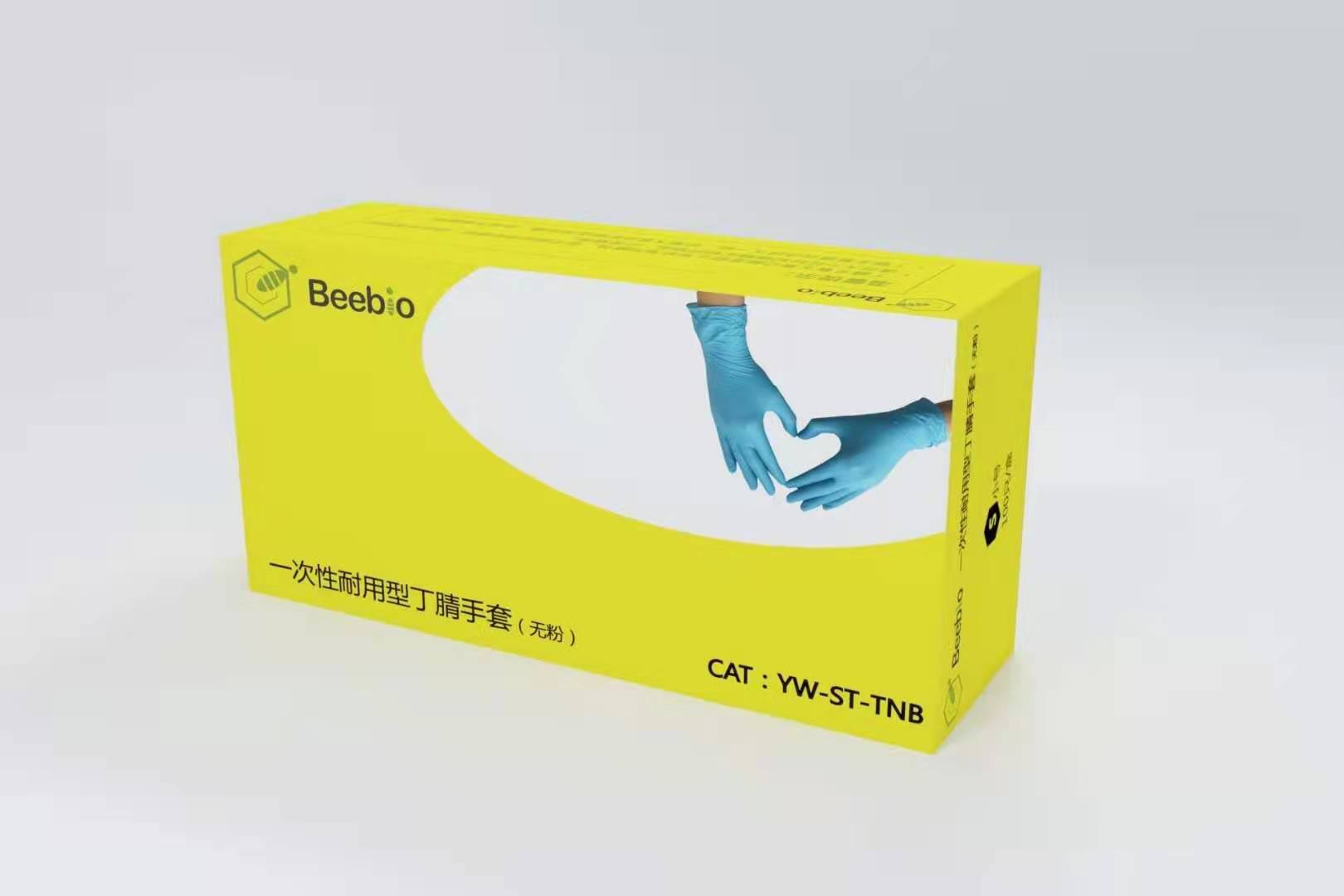 【beebio】一次性加厚丁腈手套